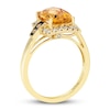 Thumbnail Image 2 of Le Vian Natural Citrine Ring 1/3 ct tw Diamonds 14K Honey Gold