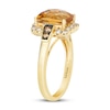 Thumbnail Image 3 of Le Vian Natural Citrine Ring 1/3 ct tw Diamonds 14K Honey Gold