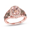 Thumbnail Image 1 of Le Vian Natural Morganite Ring 1/2 ct tw Diamonds 14K Strawberry Gold