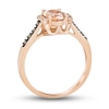 Thumbnail Image 3 of Le Vian Natural Morganite Ring 1/10 ct tw Diamonds 14K Strawberry Gold