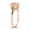 Thumbnail Image 4 of Le Vian Natural Morganite Ring 1/10 ct tw Diamonds 14K Strawberry Gold