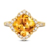 Thumbnail Image 2 of Le Vian Natural Citrine Ring 3/8 ct tw Diamonds 14K Honey Gold