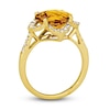 Thumbnail Image 3 of Le Vian Natural Citrine Ring 3/8 ct tw Diamonds 14K Honey Gold