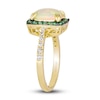 Thumbnail Image 2 of Le Vian Natural Opal & Natural Emerald Ring 1/5 ct tw Diamonds 14K Honey Gold