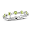 Thumbnail Image 0 of Juliette Maison Natural Peridot Ring 10K White Gold