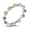 Thumbnail Image 1 of Juliette Maison Natural Peridot Ring 10K White Gold