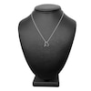 Thumbnail Image 4 of Diamond Heart Pendant Necklace 1/4 ct tw Round 14K White Gold 18&quot;