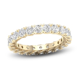 Diamond Eternity Band 2-1/2 ct tw Round 14K Yellow Gold