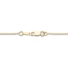 Thumbnail Image 3 of Diamond Initial G Pendant Necklace 1/10 ct tw Round 10K Yellow Gold 18&quot;