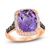 Thumbnail Image 1 of Le Vian Natural Amethyst Ring 1/2 ct tw Diamonds 14K Strawberry Gold