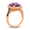 Thumbnail Image 2 of Le Vian Natural Amethyst Ring 1/2 ct tw Diamonds 14K Strawberry Gold