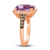 Thumbnail Image 4 of Le Vian Natural Amethyst Ring 1/2 ct tw Diamonds 14K Strawberry Gold