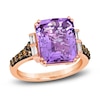 Thumbnail Image 1 of Le Vian Natural Amethyst Ring 1/2 ct tw Diamonds 14K Strawberry Gold