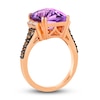 Thumbnail Image 2 of Le Vian Natural Amethyst Ring 1/2 ct tw Diamonds 14K Strawberry Gold