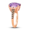 Thumbnail Image 4 of Le Vian Natural Amethyst Ring 1/2 ct tw Diamonds 14K Strawberry Gold