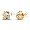 Thumbnail Image 1 of Love Knot Earrings 14K Two-Tone Gold