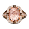 Thumbnail Image 2 of Le Vian Natural Morganite Ring 1 ct tw Diamonds 14K Strawberry Gold