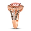 Thumbnail Image 3 of Le Vian Natural Morganite Ring 1 ct tw Diamonds 14K Strawberry Gold