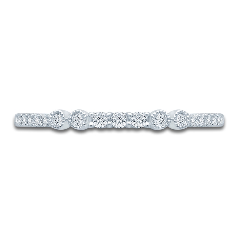 Main Image 3 of Diamond Stackable Ring 1/6 ct tw Round 14K White Gold