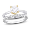 Thumbnail Image 0 of Y-Knot Diamond Bridal Set 1 ct tw Round 14K White Gold (I/I1)