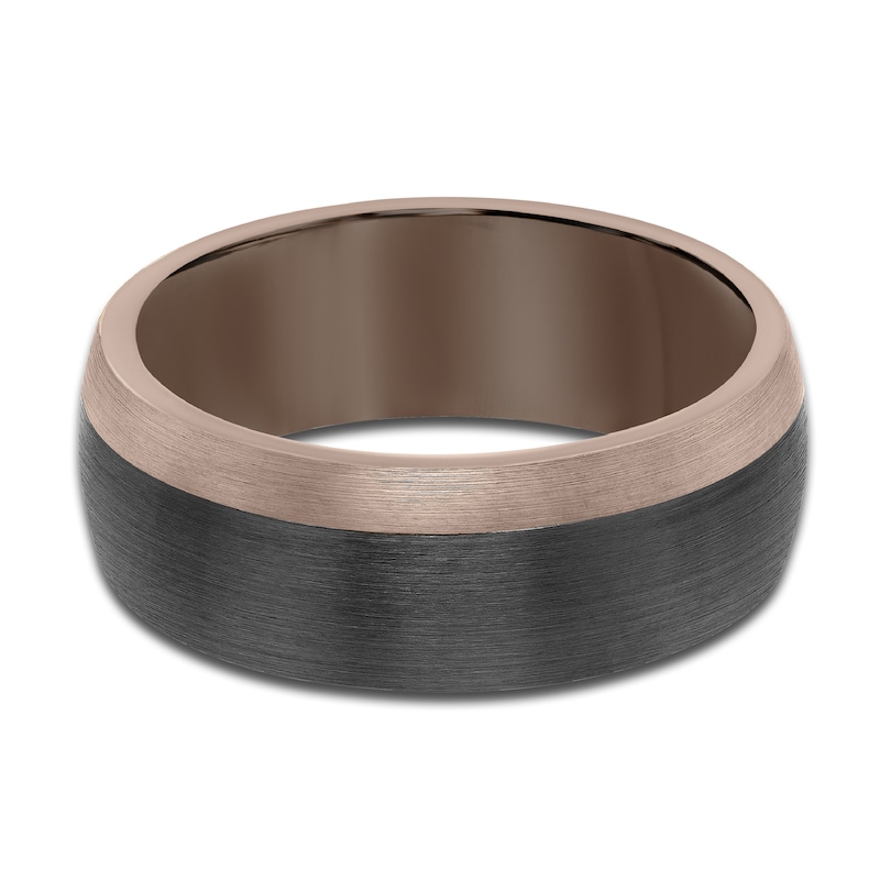 Men's Wedding Band Brown/Black Tungsten 8.0mm | Jared