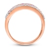 Thumbnail Image 2 of Kallati Round-Cut Natural Pink Sapphire Ring 1/2 ct tw Round 14K Rose Gold