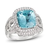 Thumbnail Image 1 of Le Vian Natural Blue Tourmaline Ring 1 ct tw Diamonds 18K Vanilla Gold