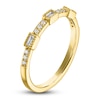 Thumbnail Image 2 of Round & Baguette-Cut Diamond Stackable Anniversary Band 1/8 ct tw 14K Yellow Gold