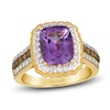 Thumbnail Image 0 of Le Vian Natural Amethyst & Diamond Ring 1/2 ct tw 14K Honey Gold