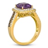 Thumbnail Image 1 of Le Vian Natural Amethyst & Diamond Ring 1/2 ct tw 14K Honey Gold