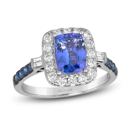 Le Vian Natural Tanzanite, Natural Blue Sapphire  & Diamond Ring 3/8 ct tw 14K Vanilla Gold