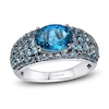 Thumbnail Image 1 of Le Vian Mare Azzurro Natural Blue Topaz Ring 14K Vanilla Gold