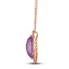 Thumbnail Image 2 of Le Vian Natural Amethyst & Diamond Pendant Necklace 3/8 ct tw 14K Strawberry Gold