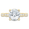 Thumbnail Image 3 of Pnina Tornai Lab-Created Diamond Round-Cut Engagement Ring 4-3/8 ct tw 14K Yellow Gold