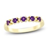 Thumbnail Image 1 of Natural Amethyst Stackable Ring 10K Yellow Gold