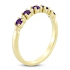 Thumbnail Image 2 of Natural Amethyst Stackable Ring 10K Yellow Gold