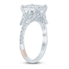 Thumbnail Image 2 of Pnina Tornai Princess-Cut Quad Diamond Engagement Ring 2-1/6 ct tw 14K White Gold