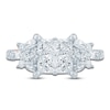 Thumbnail Image 3 of Pnina Tornai Princess-Cut Quad Diamond Engagement Ring 2-1/6 ct tw 14K White Gold