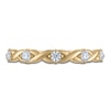 Thumbnail Image 3 of Certified Diamond Twist Anniversary Ring 1/5 ct tw 14K Yellow Gold