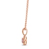 Thumbnail Image 1 of Le Vian Morganite Necklace 1/6 ct tw Diamonds 14K Strawberry Gold 19"