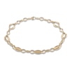 Thumbnail Image 1 of Italia D'Oro Oval Link Necklace 14K Yellow Gold 18&quot;