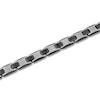 Thumbnail Image 2 of Men's Link Bracelet Stainless Steel & Black Ion-Plated Tungsten Carbide 8.5&quot;