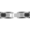 Thumbnail Image 3 of Men's Link Bracelet Stainless Steel & Black Ion-Plated Tungsten Carbide 8.5&quot;