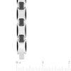 Thumbnail Image 4 of Men's Link Bracelet Stainless Steel & Black Ion-Plated Tungsten Carbide 8.5&quot;