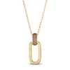 Thumbnail Image 1 of Le Vian Diamond Link Pendant Necklace 1/8 ct tw 14K Honey Gold 19&quot;