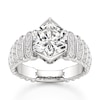 Thumbnail Image 1 of J'Lure Hexagon Brilliant-Cut Lab-Created Diamond Engagement Ring 3-1/2 ct tw 18K White Gold