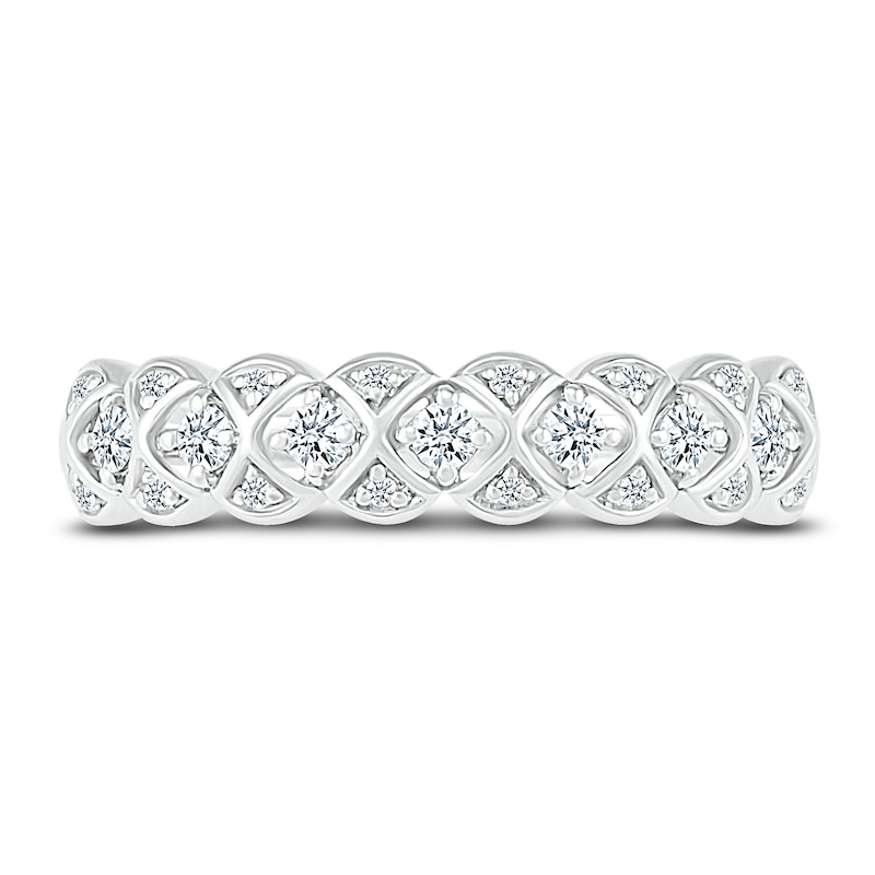 Diamond Anniversary Band 1/5 ct tw Round 14K White Gold