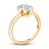 Thumbnail Image 2 of Diamond Solitaire Engagement Ring 2 ct tw Bezel-Set Oval 14K Yellow Gold (I2/I)