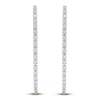 Thumbnail Image 3 of Diamond Hoop Earrings 1/6 ct tw Round 14K Yellow Gold