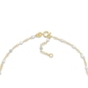 Thumbnail Image 3 of Bead Bracelet White Enamel 14K Yellow Gold 7.5&quot;